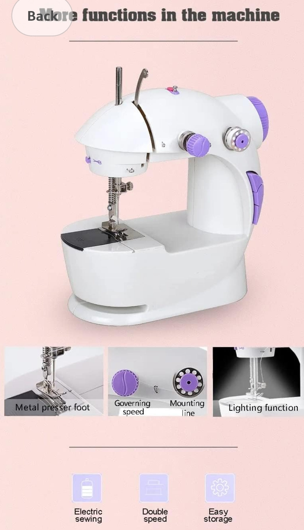 ORLOV® Sewing Machine for Home Tailoring,